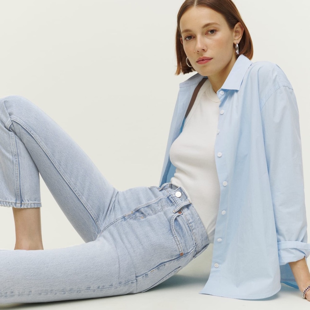 Reformation High Rise Cynthia Jeans in Tahoe